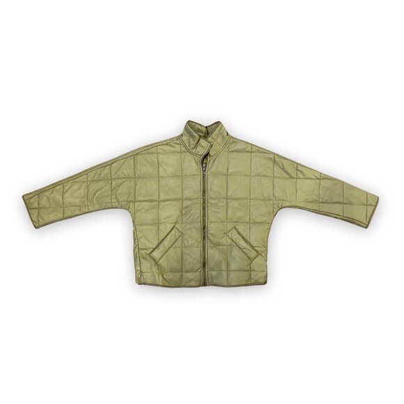 Free People Jackets & Blazers - Free People Dolman Quilted Vegan Jacket Curly Willow Size S